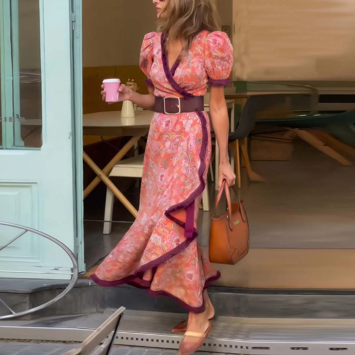 AVY | TUMMY COVERING ELEGANT DRESS