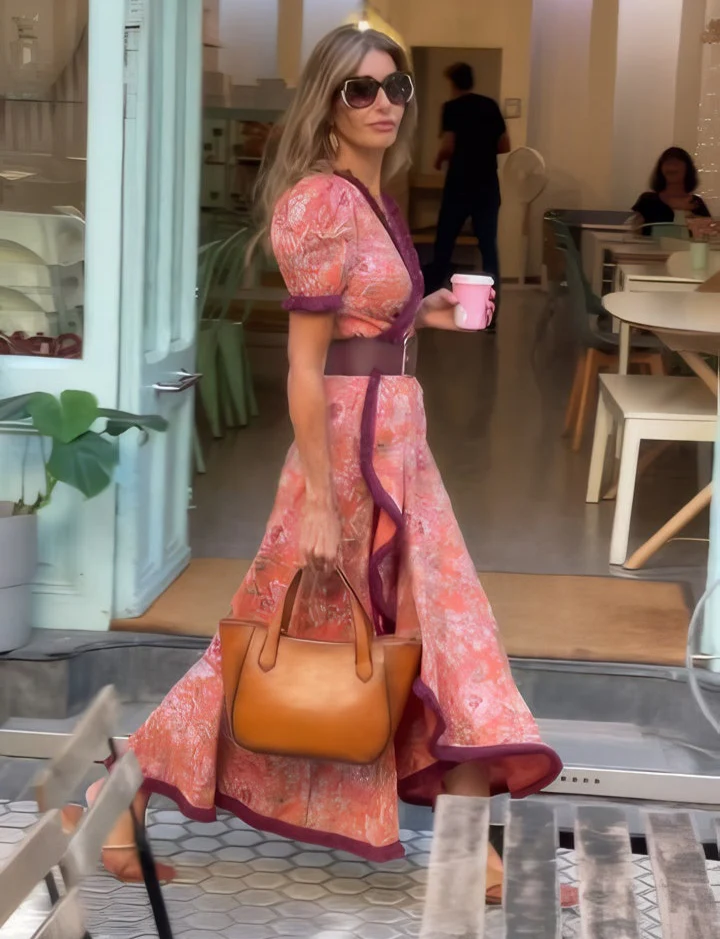 AVY | TUMMY COVERING ELEGANT DRESS