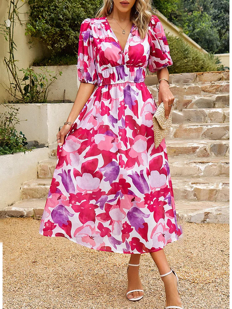 LILY™ | Chic Tummy Covering Maxi Summer Dress