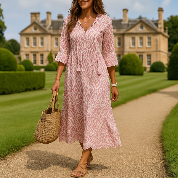 Beatrice - Boho Tummy Covering Dress