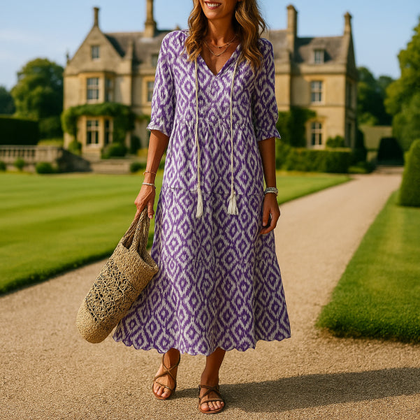Beatrice - Boho Tummy Covering Dress