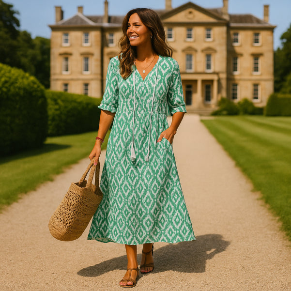 Beatrice - Boho Tummy Covering Dress